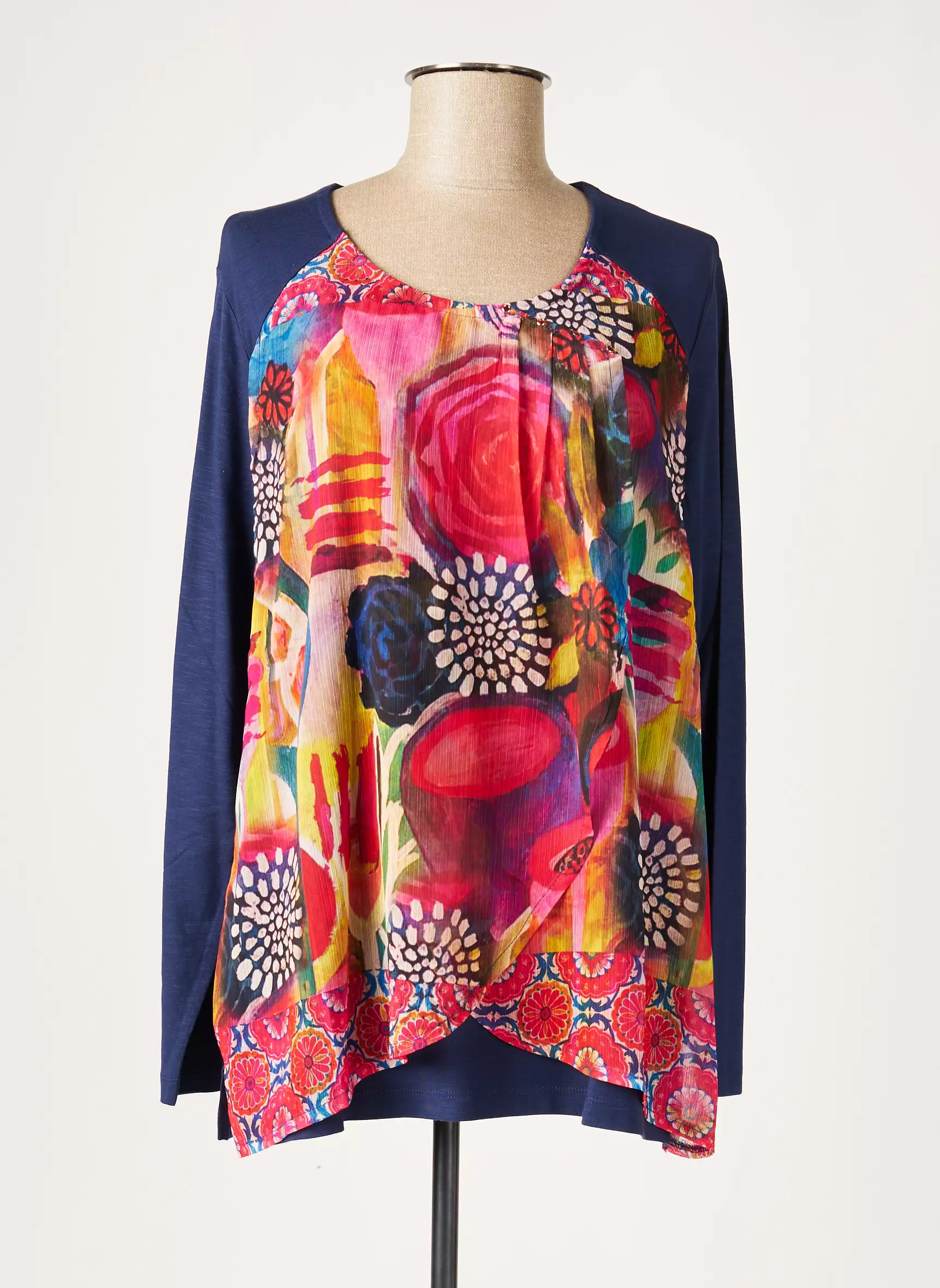 Bagoraz Tshirts Femme couleur bleu