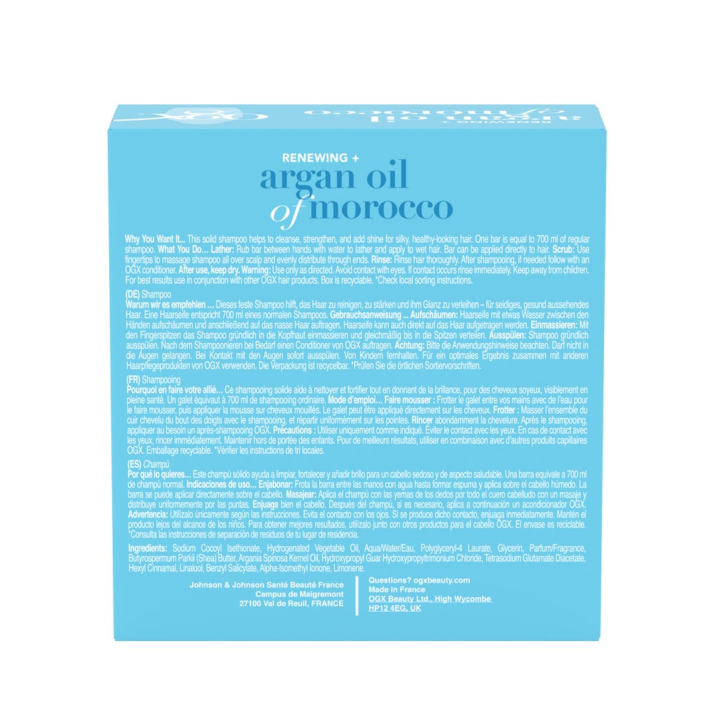OGX Argan Oil Shampoo Bar 80 g