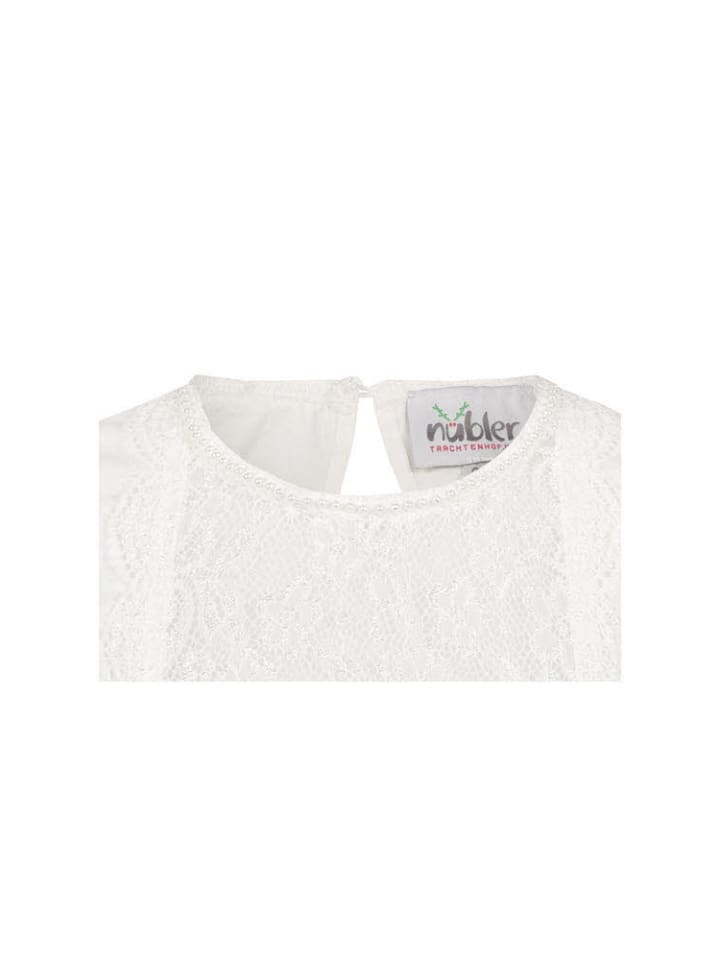 Nübler Dirndlbluse Kurzarm Emanuelle in Creme günstig kaufen 38