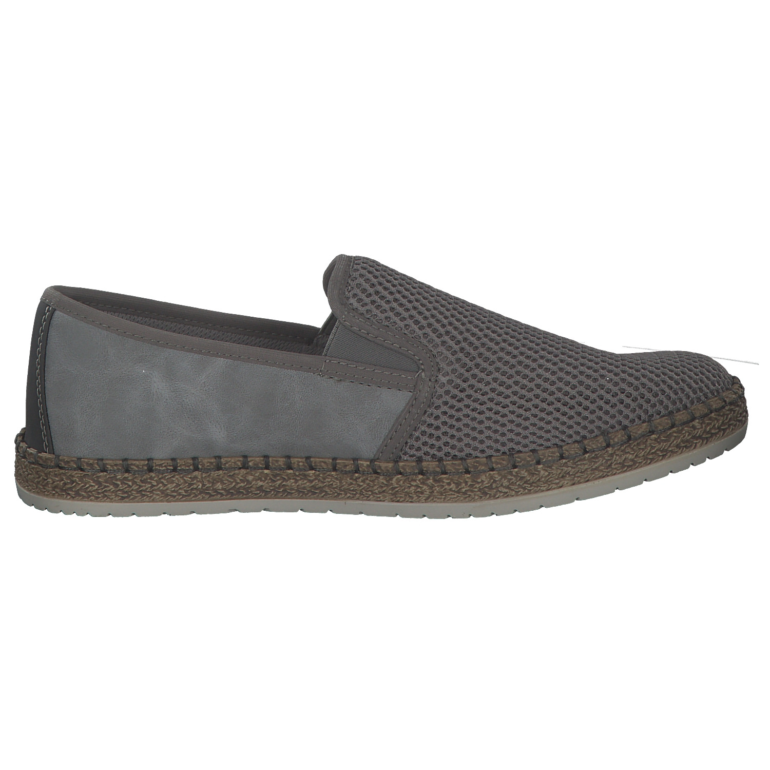Rieker B5265, Slipper, Herren, Grau