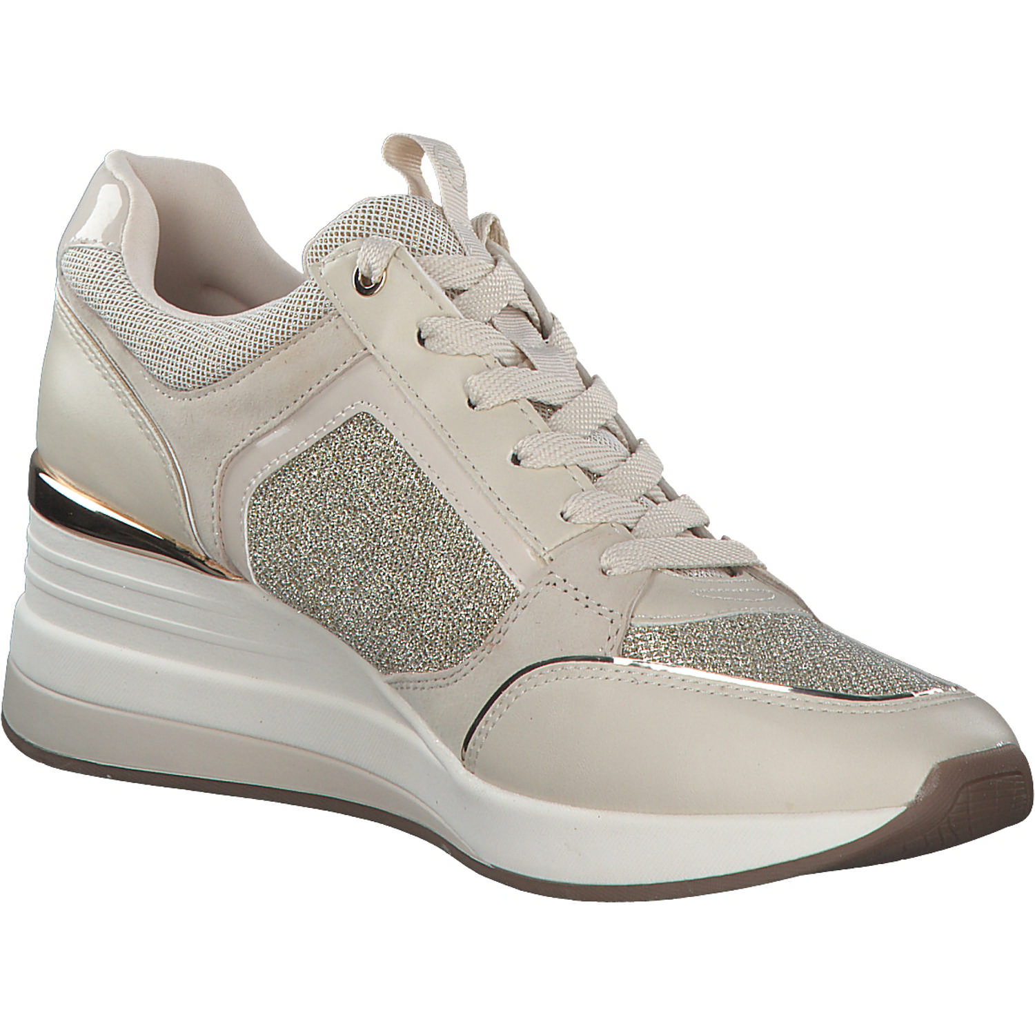 Tamaris 23703, Sneakers Low, Damen, Beige