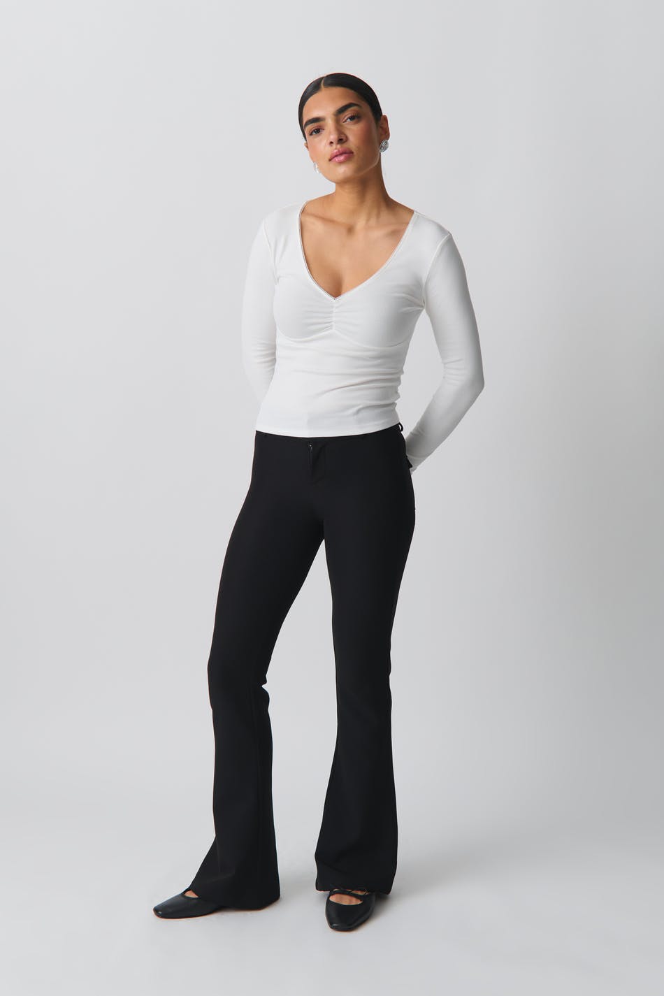 V-neck top