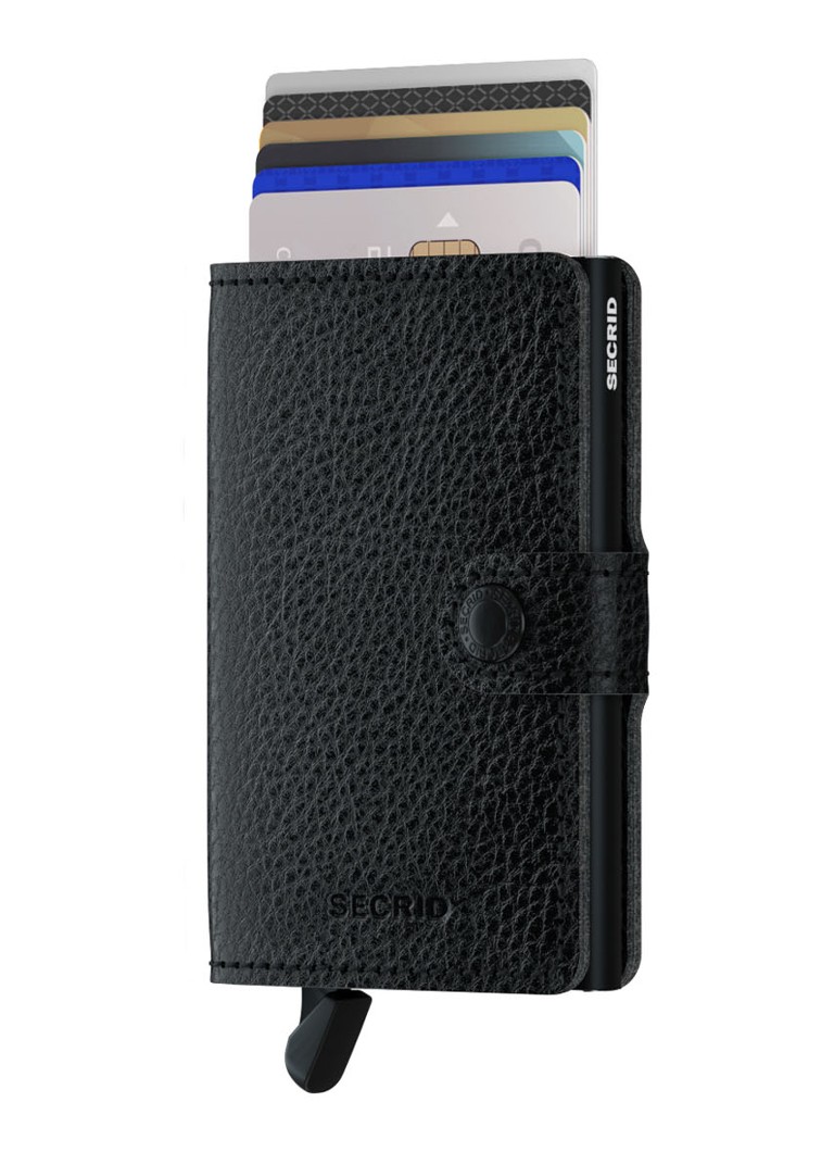 Portafoglio mini Secrid in pelle con porta carte di credito.