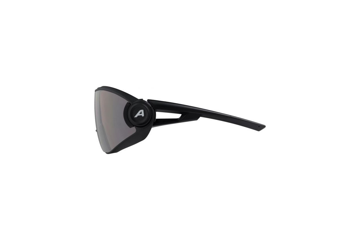 Alpina 5W1NG QV black matt / blue mirror lens