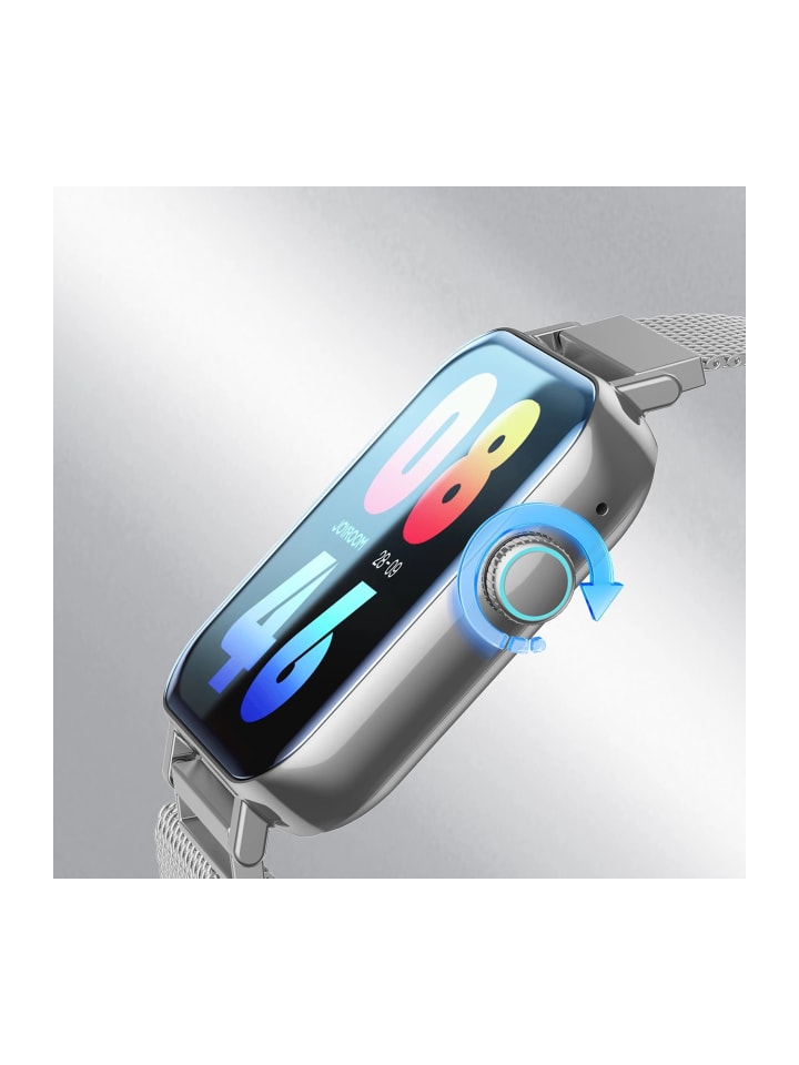 COFI 1453 Smartwatch mit IP68 Schutz Silber in Silber günstig kaufen onesize
