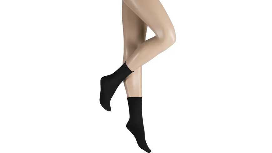 Hudson Damen Socken Relax Soft black