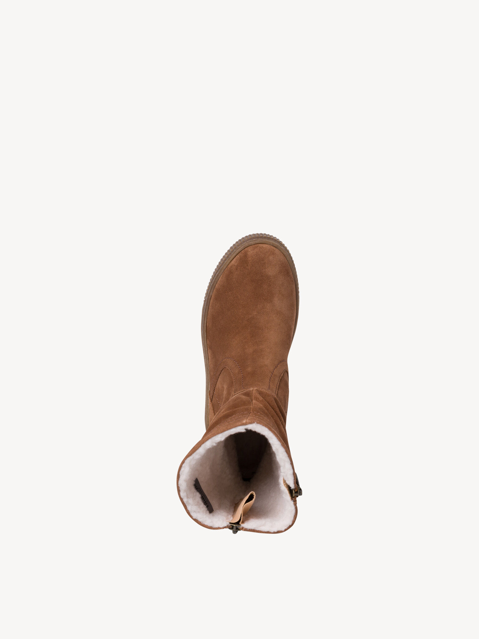 Bottine en cuir - marron
