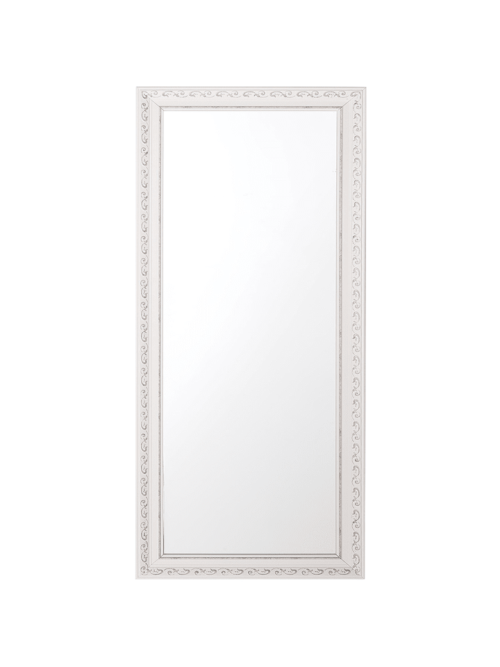 Beliani Wandspiegel MAULEON in Weiß/Silber - (W) 50 x (H) 130 x (L) 3 cm günstig kaufen onesize