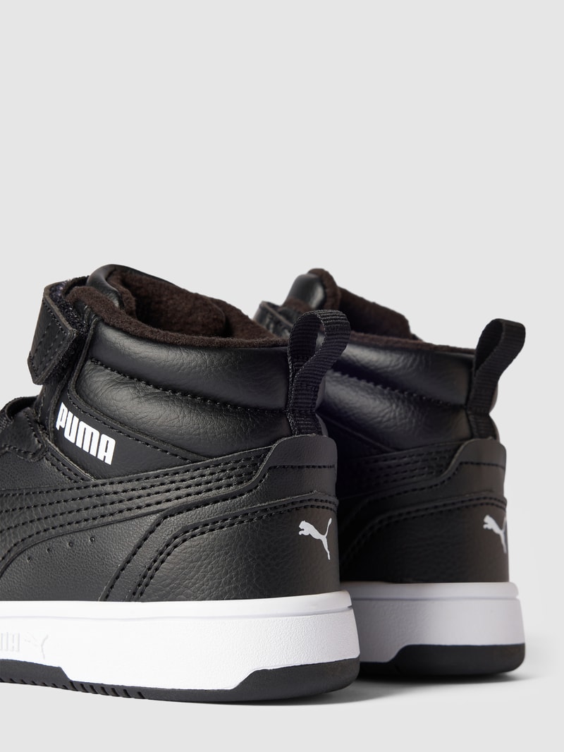 High Top Sneaker mit Label-Details Modell 'Rebound V6 Mid' in schwarz