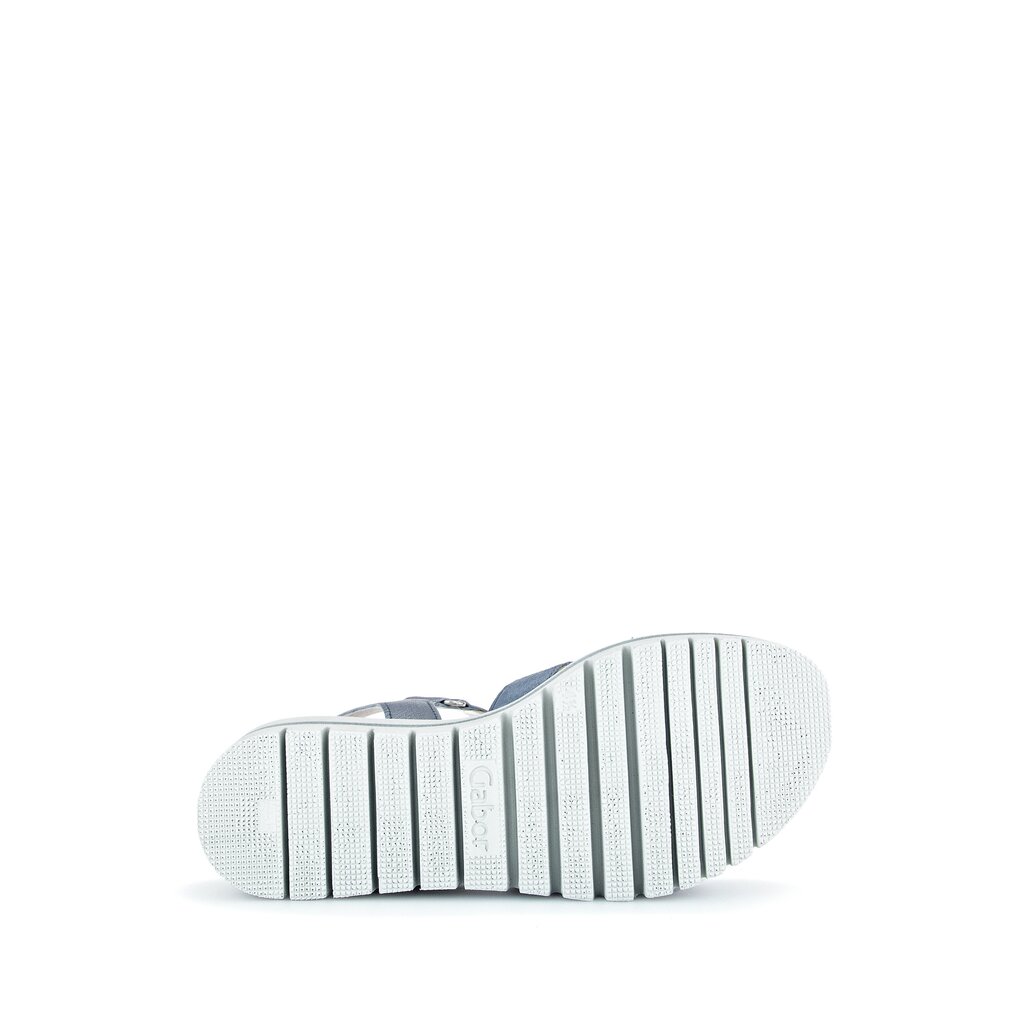 Gabor fashion Plateau Sandale blau
