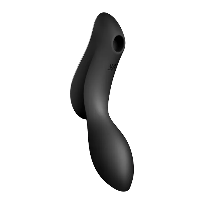 „Satisfyer Curvy Massager TrinityBlack“ intymios higienos masažuoklis