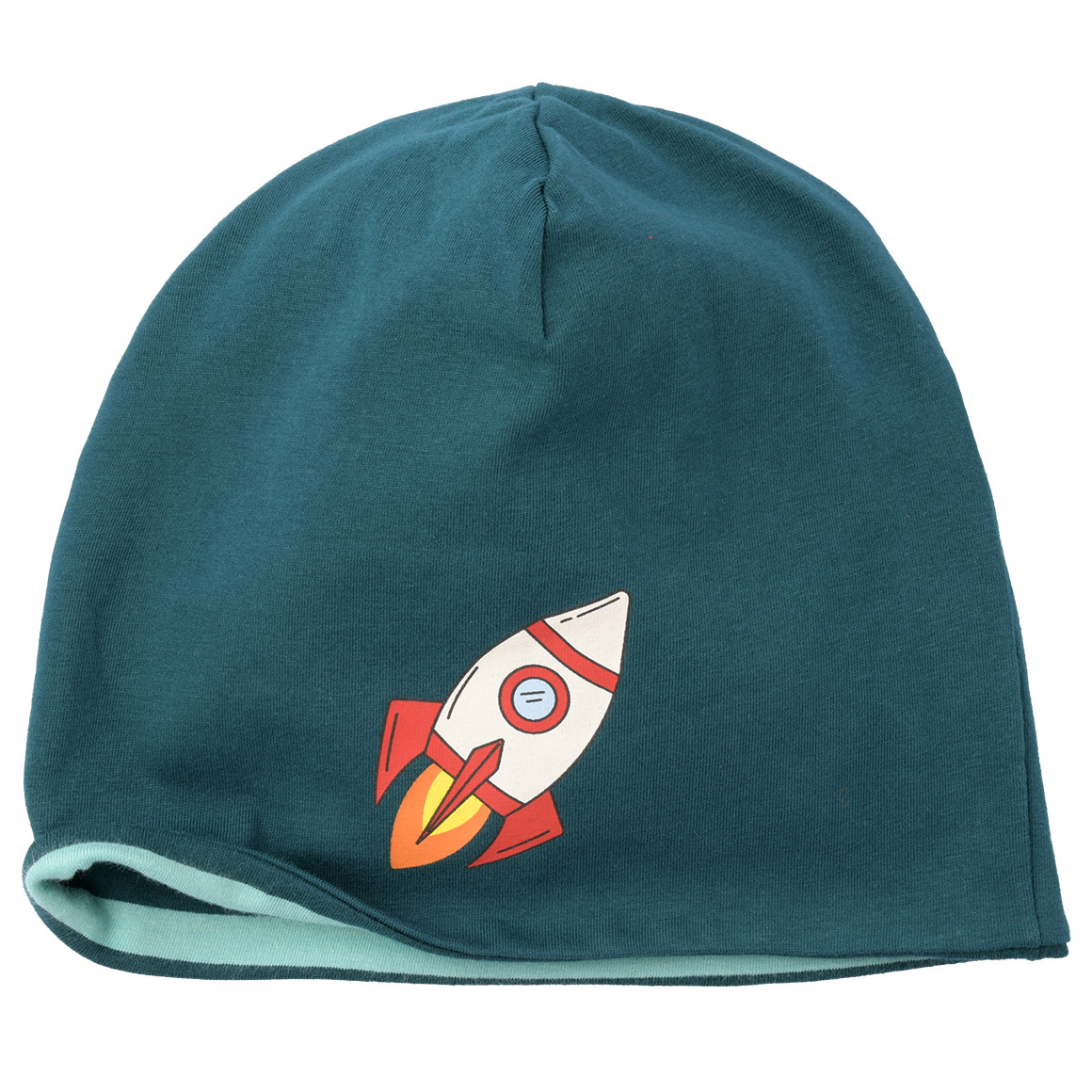 Jungen Beanie mit Raketen-Motiv