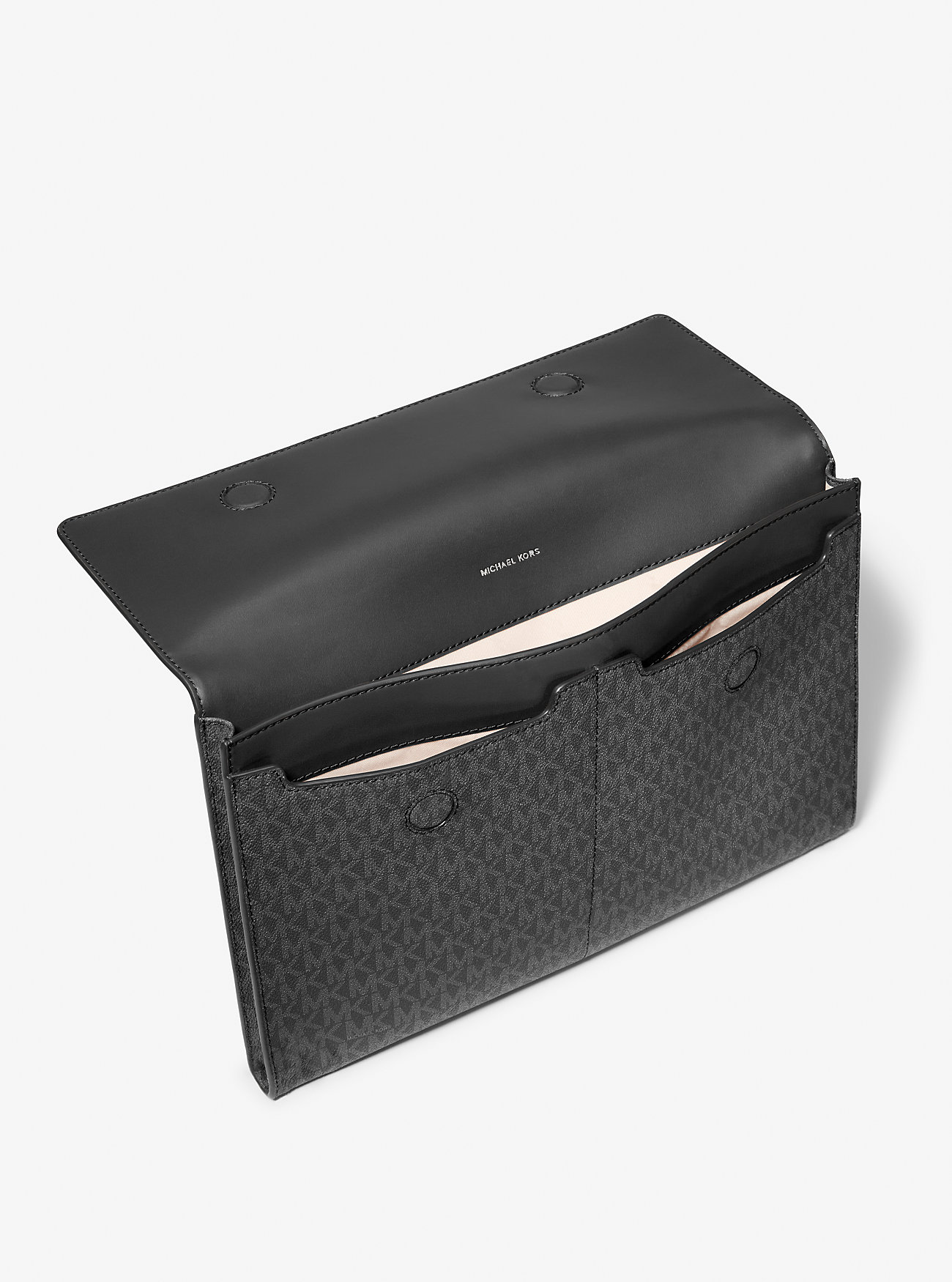 Jet Set Signature Logo Laptop-veske – SVART