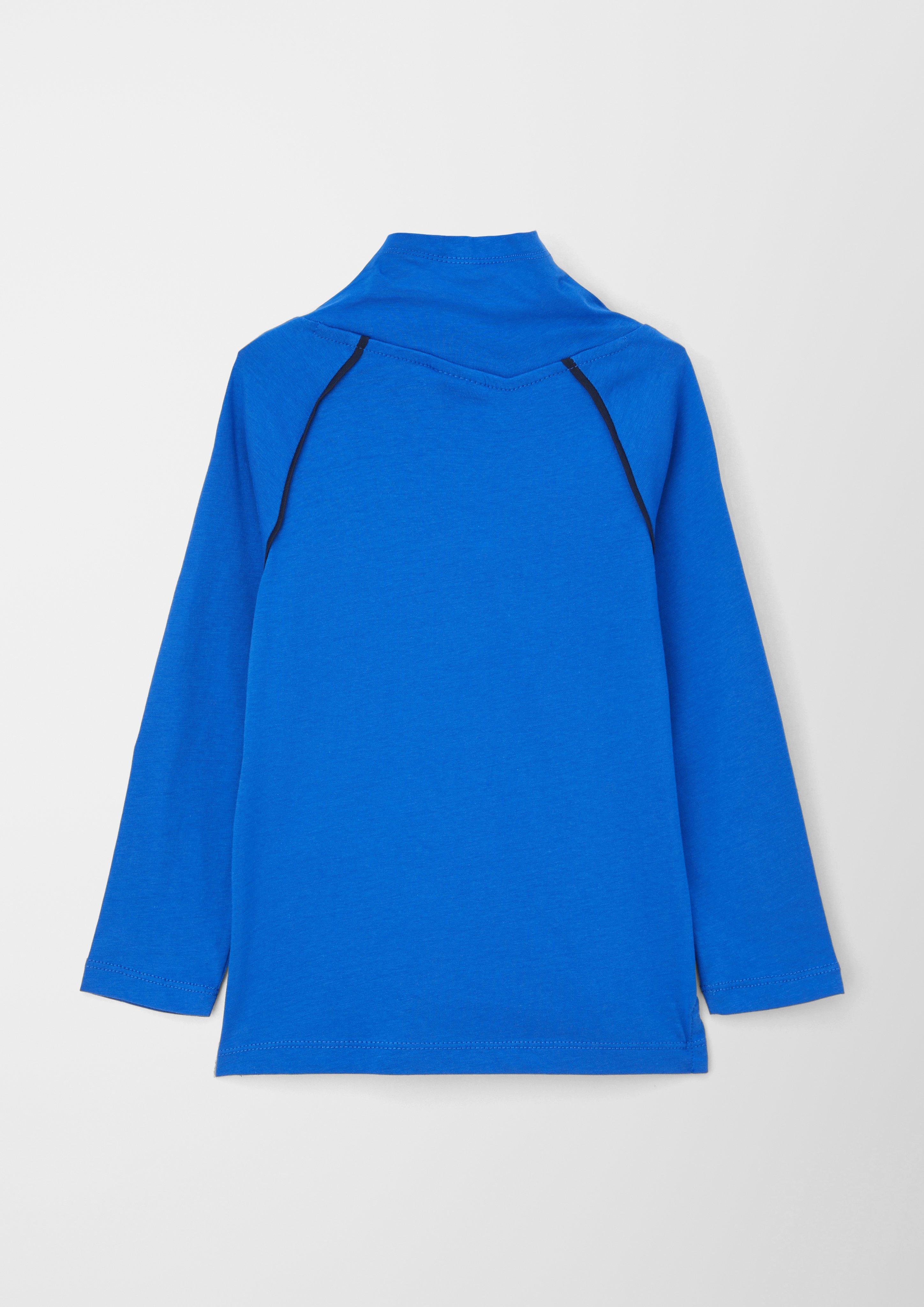 Longsleeve mit Schalkragen  2122967-5588