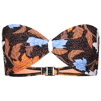 Seafolly - Women's Boheme Ring Front Bandeau - Bikini-Top