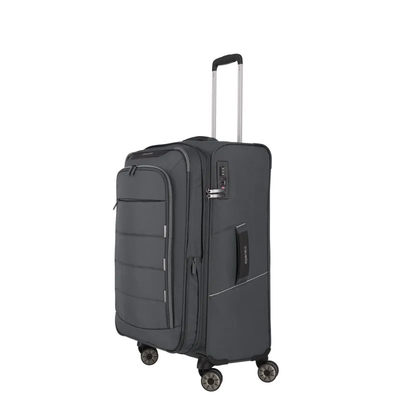 Travelite SKAII Trolley 4 Rollen M - Gipfelgrau