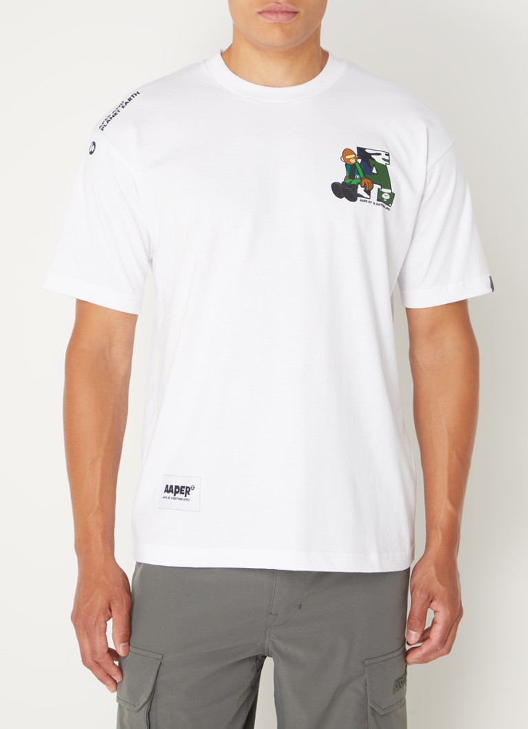 Aape T-shirt with logo and back print