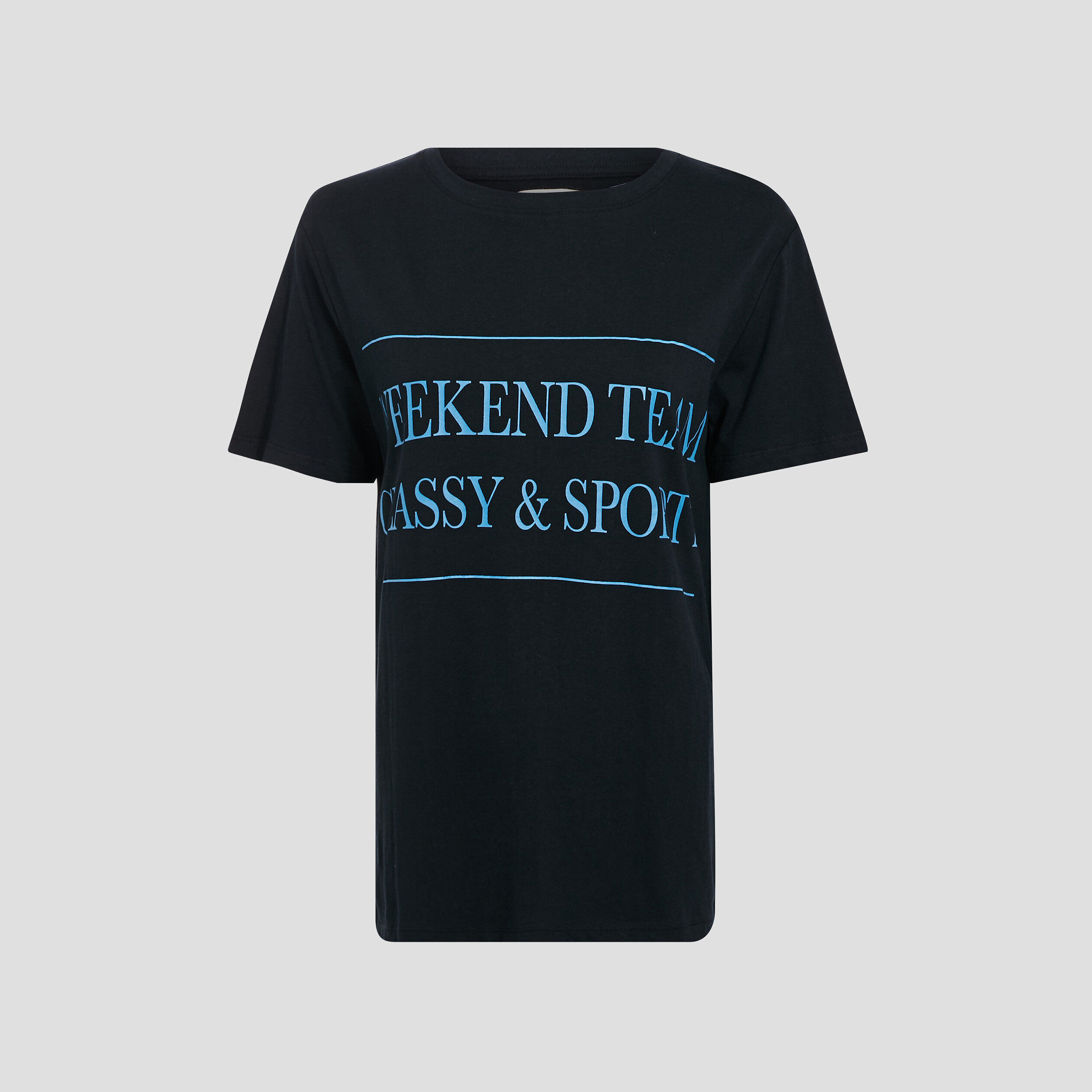 T-shirt large à message vert kaki femme | Cache Cache