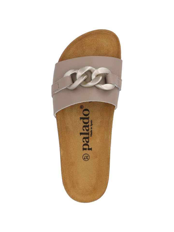 palado Pantoletten in beige matt günstig kaufen