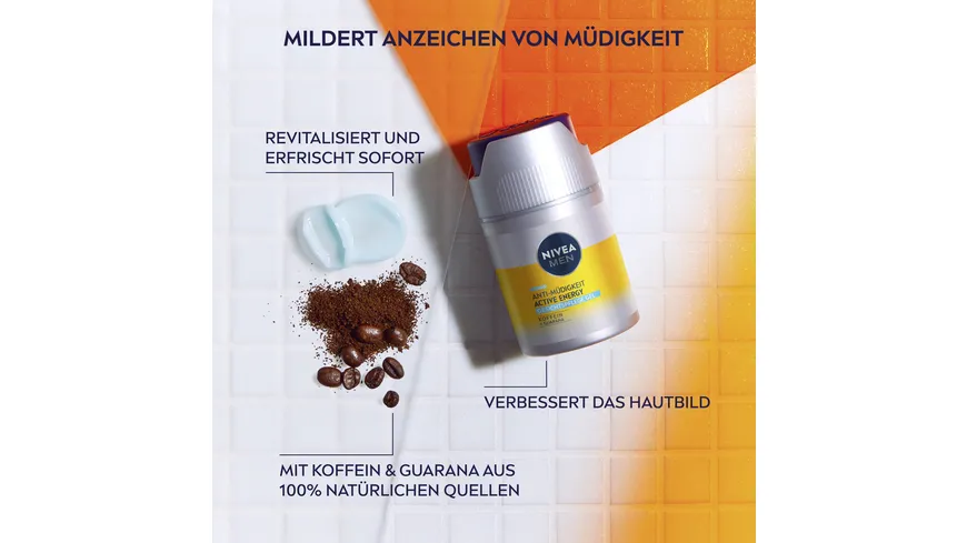 NIVEA MEN Active Energy Gesichtspflege Gel 50 ml