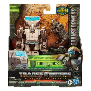Transformers: Aufstieg der Bestien Beast Alliance Weaponizer Actionfiguren 2er-Pack Wheeljack & Rhinox 13 cm