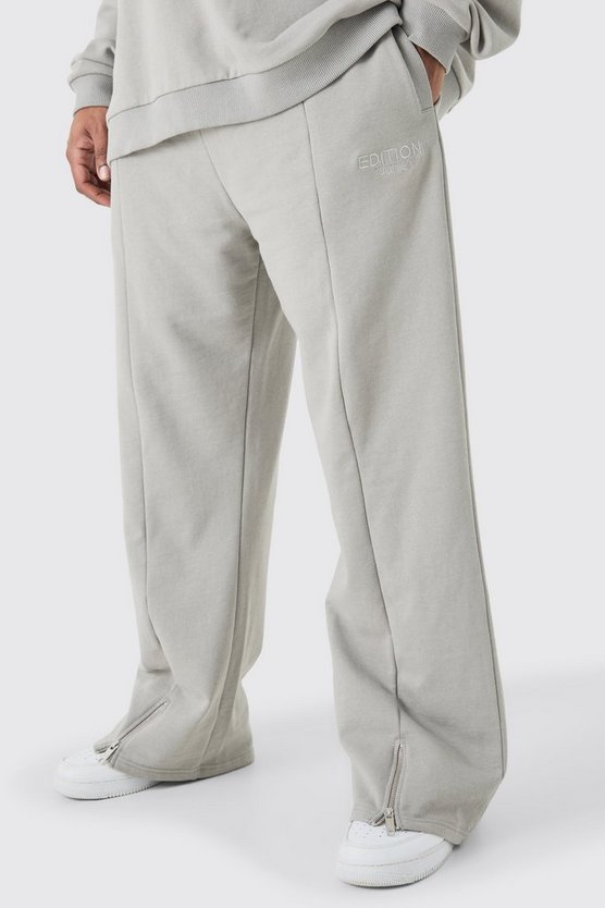 Plus lockere Edition Jogginghose mit geteiltem Saum