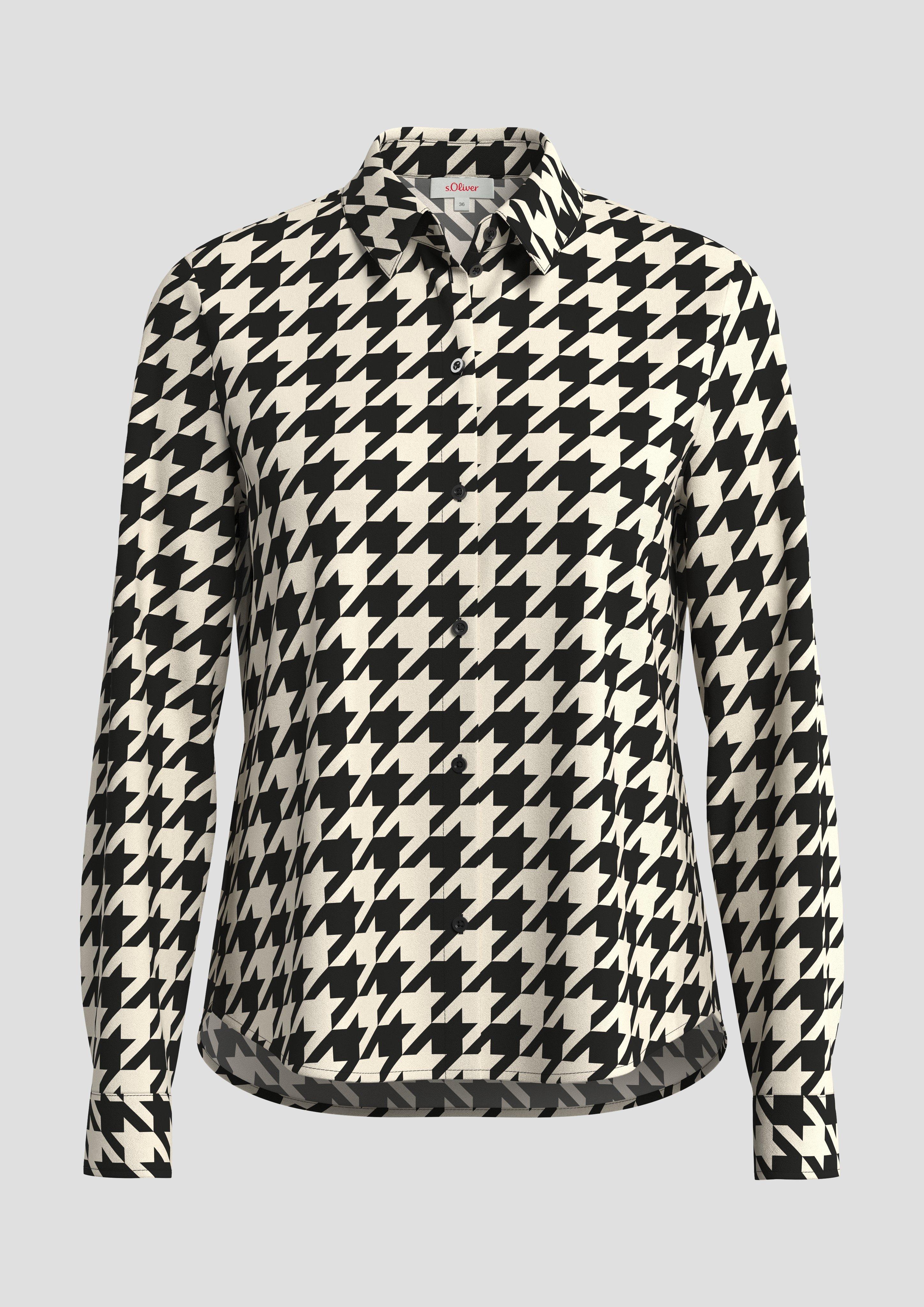 Bluse mit Allovermuster  2139059-99R3