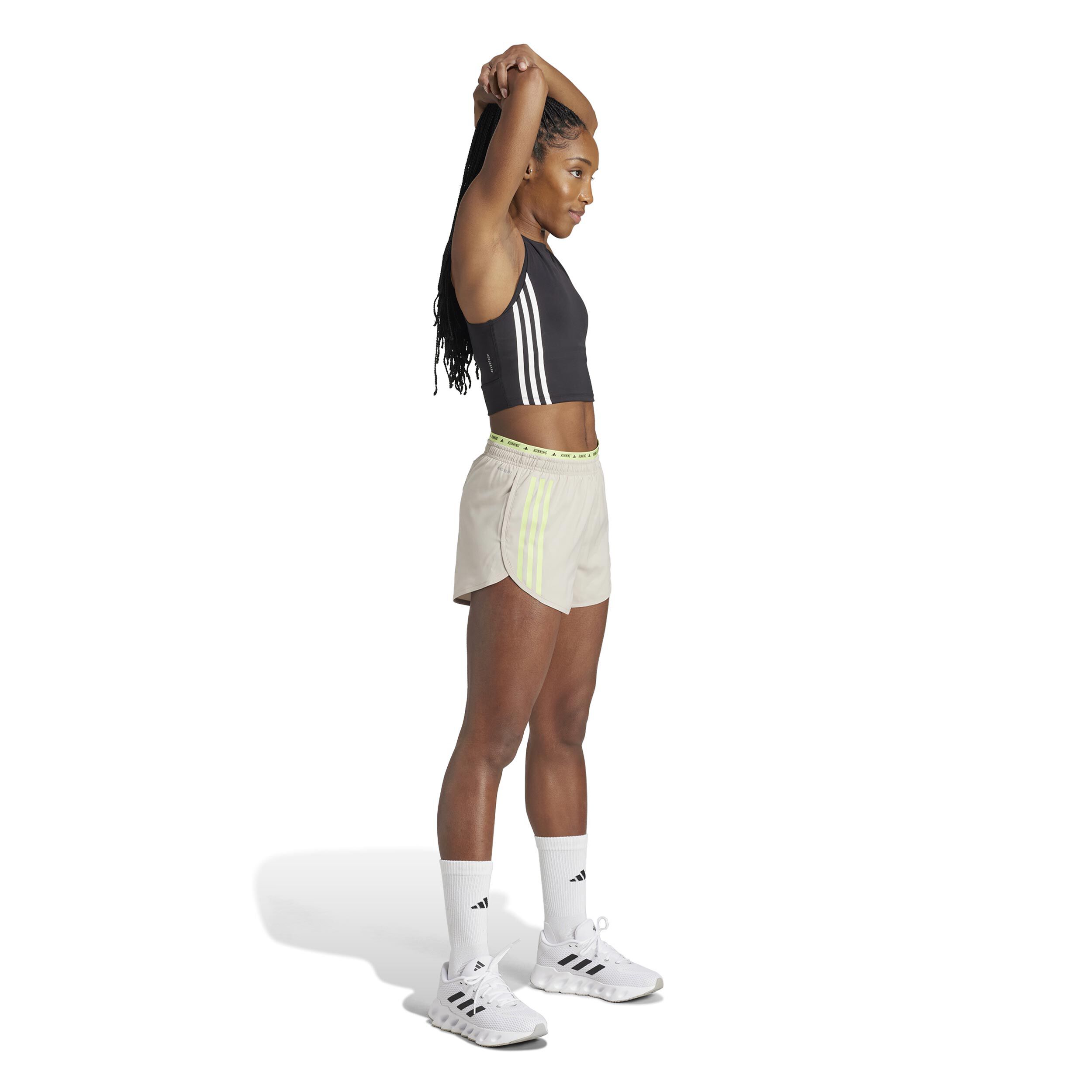 Own The Run 3S Laufshorts Damen - Beige