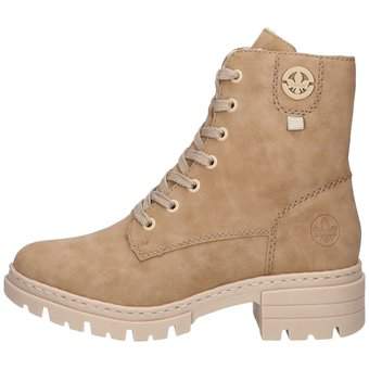 Rieker Schnürstiefelette in beige