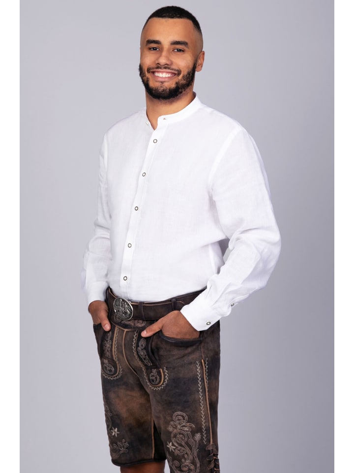 Edelnice Edelnice Trachtenhemd Michael in weiß günstig kaufen