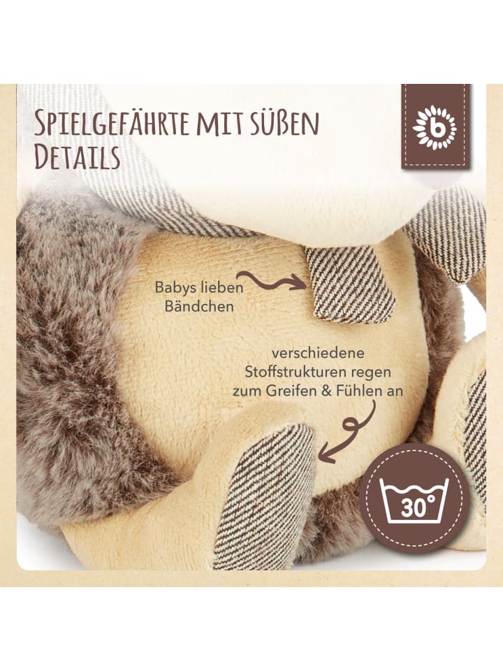 Bieco Spielwaren Plüsch Igel Spieltier 22 cm - ab Geburt in Braun günstig kaufen onesize