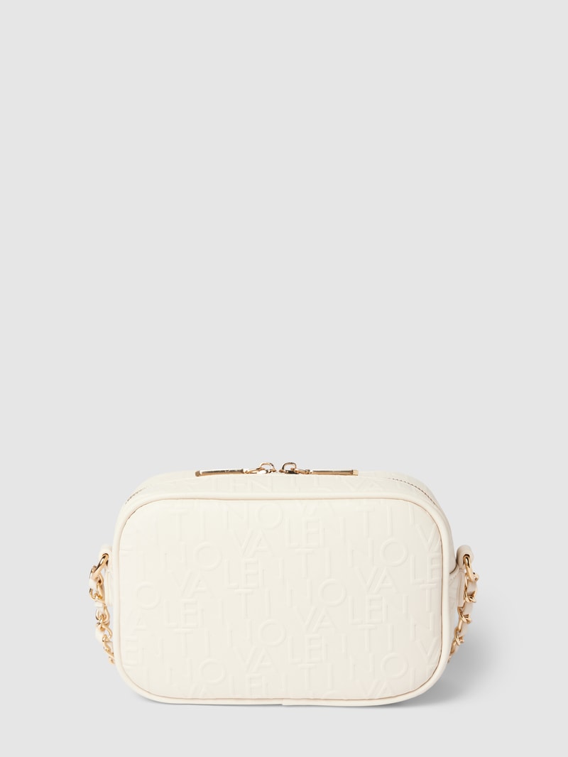 Handtasche mit Label-Prägung Modell 'RELAX' in ecru