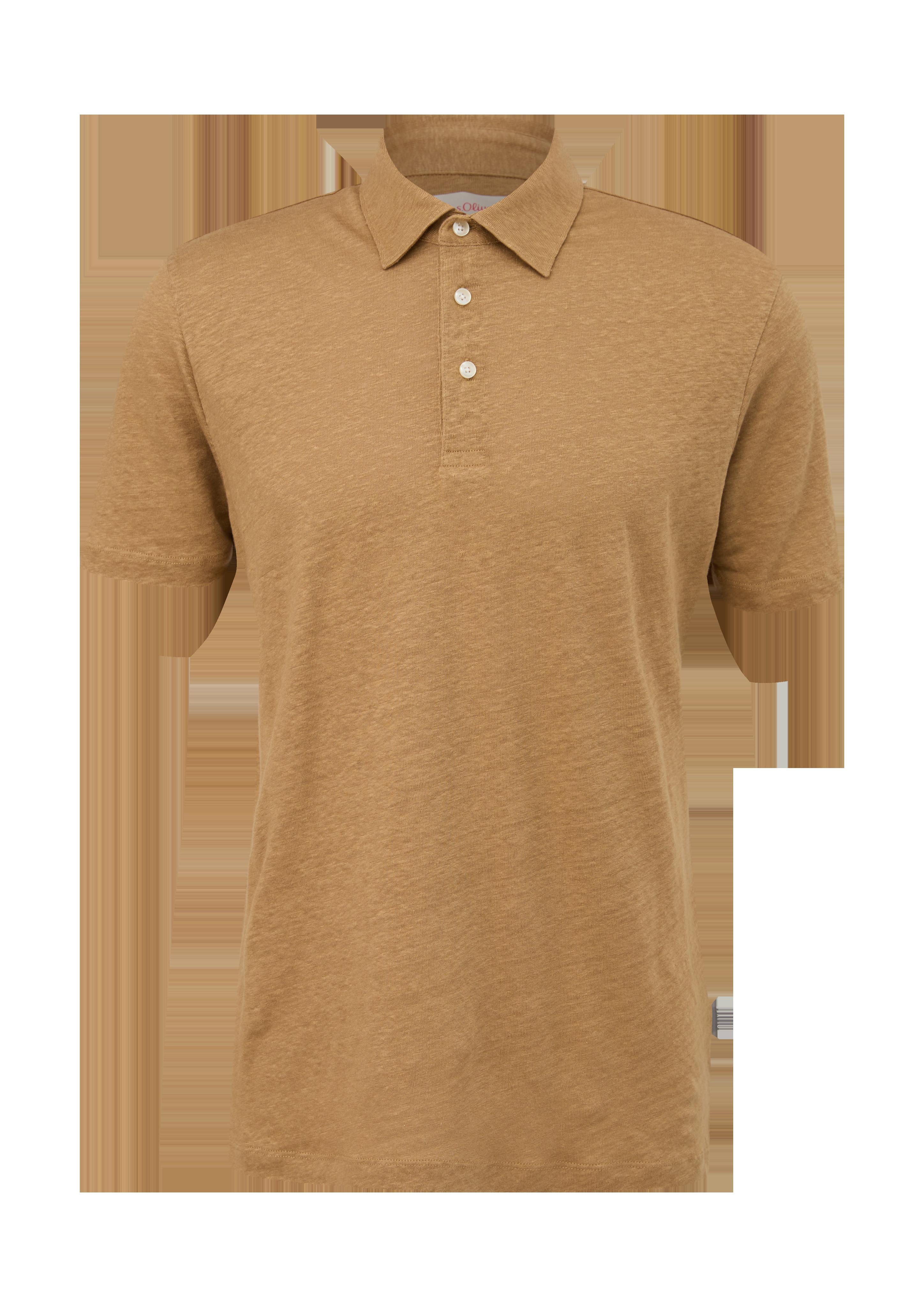 Poloshirt aus Leinen  2131478-8468