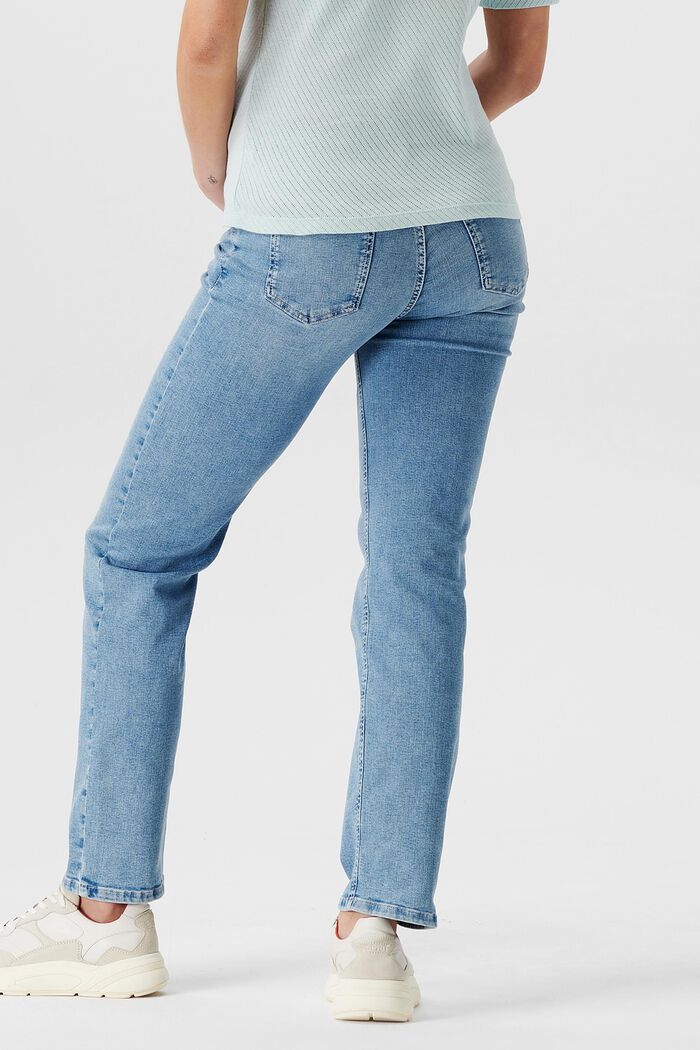 Jeans mit geradem Beinverlauf und Überbauchbund