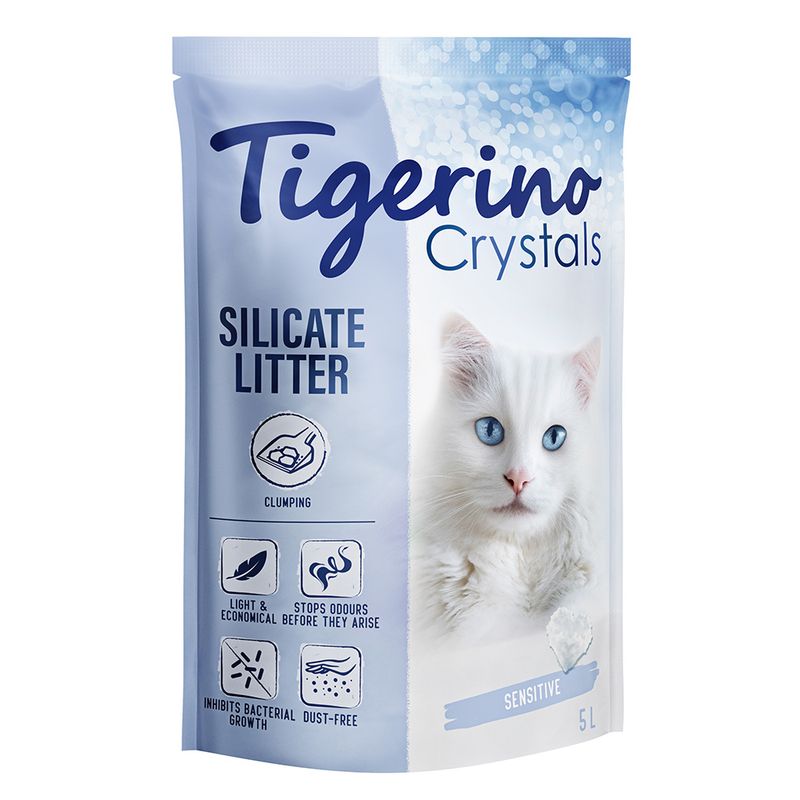 Tigerino Crystals klumpende Katzenstreu Sensitive