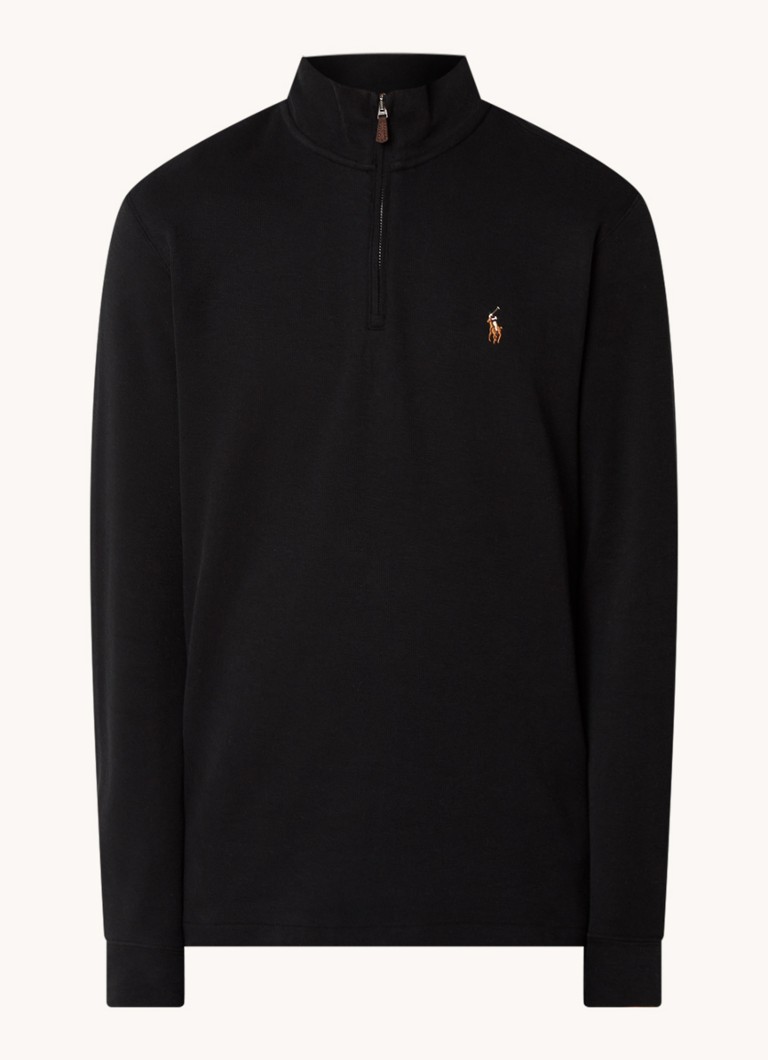 Ralph Lauren Fine-knit pullover with half zip
