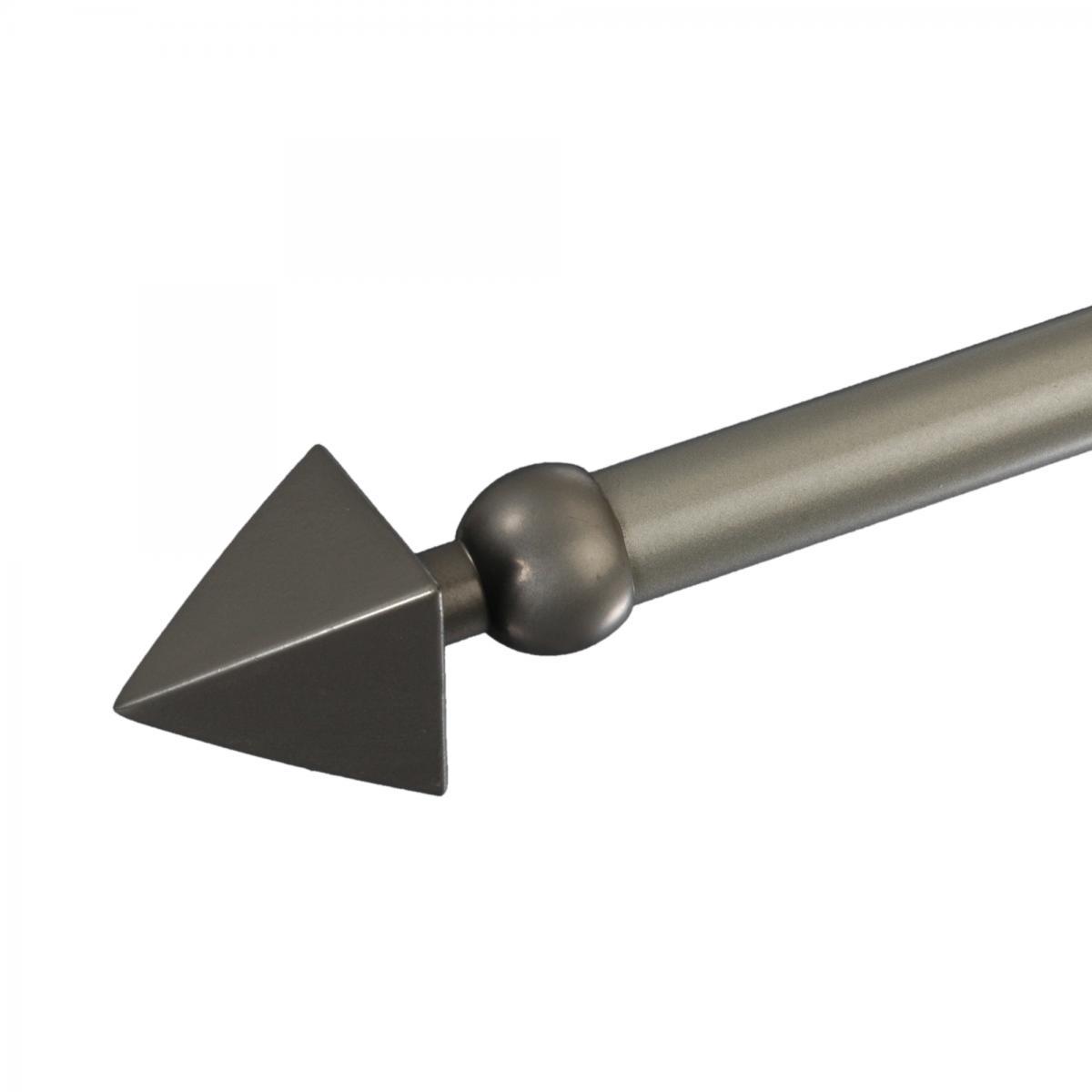 Bella Casa Endstück Spear für Gardinenstangen ø 20 mm, silbermatt, 1 Stück