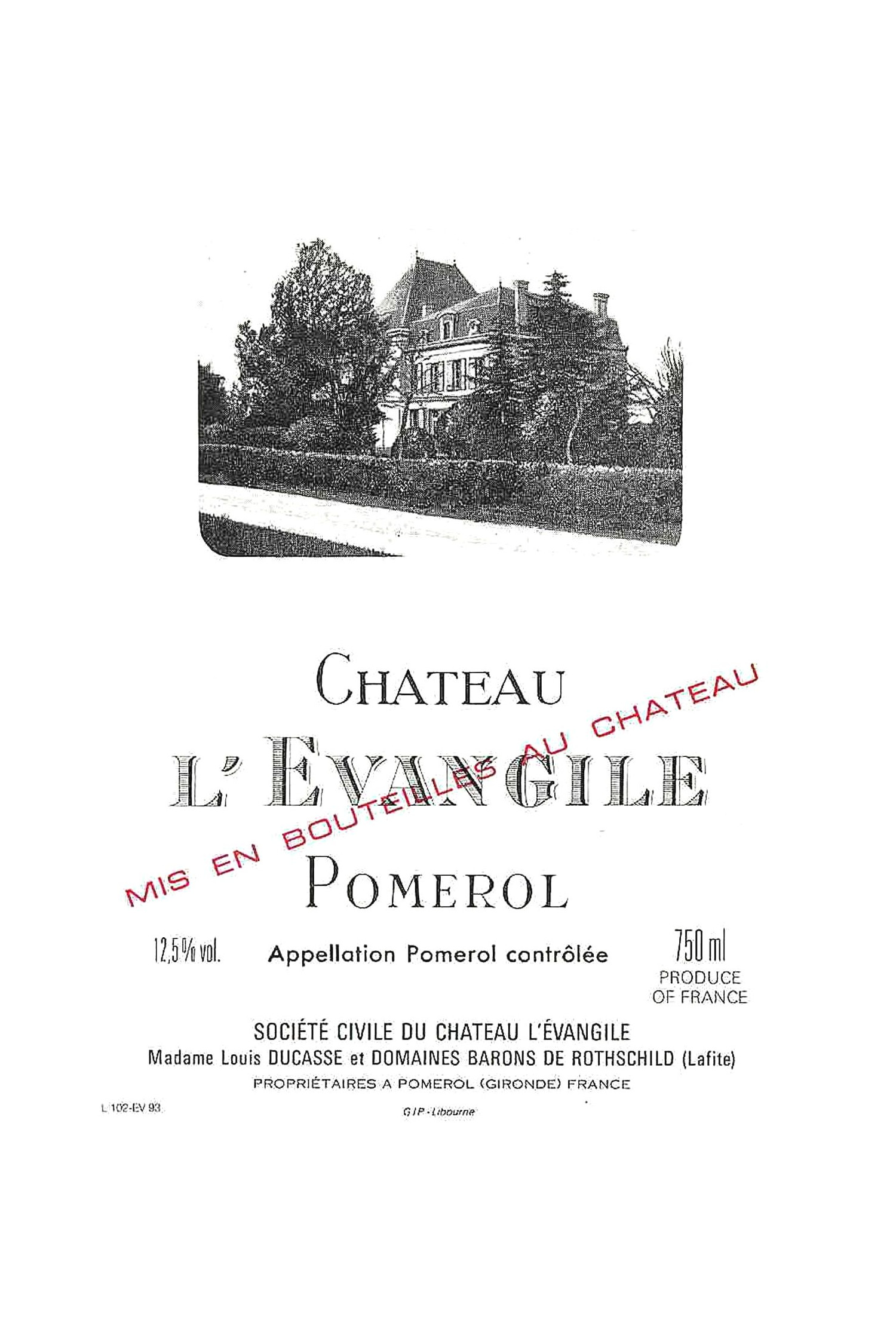 Château l'Evangile 1986, Pomerol