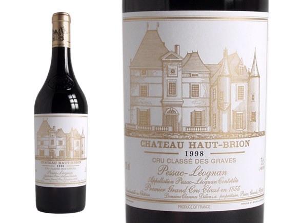 Château Haut-Brion Rouge 1998, Premier Cru Classé En 1855 Bordeaux Pessac-Léognan