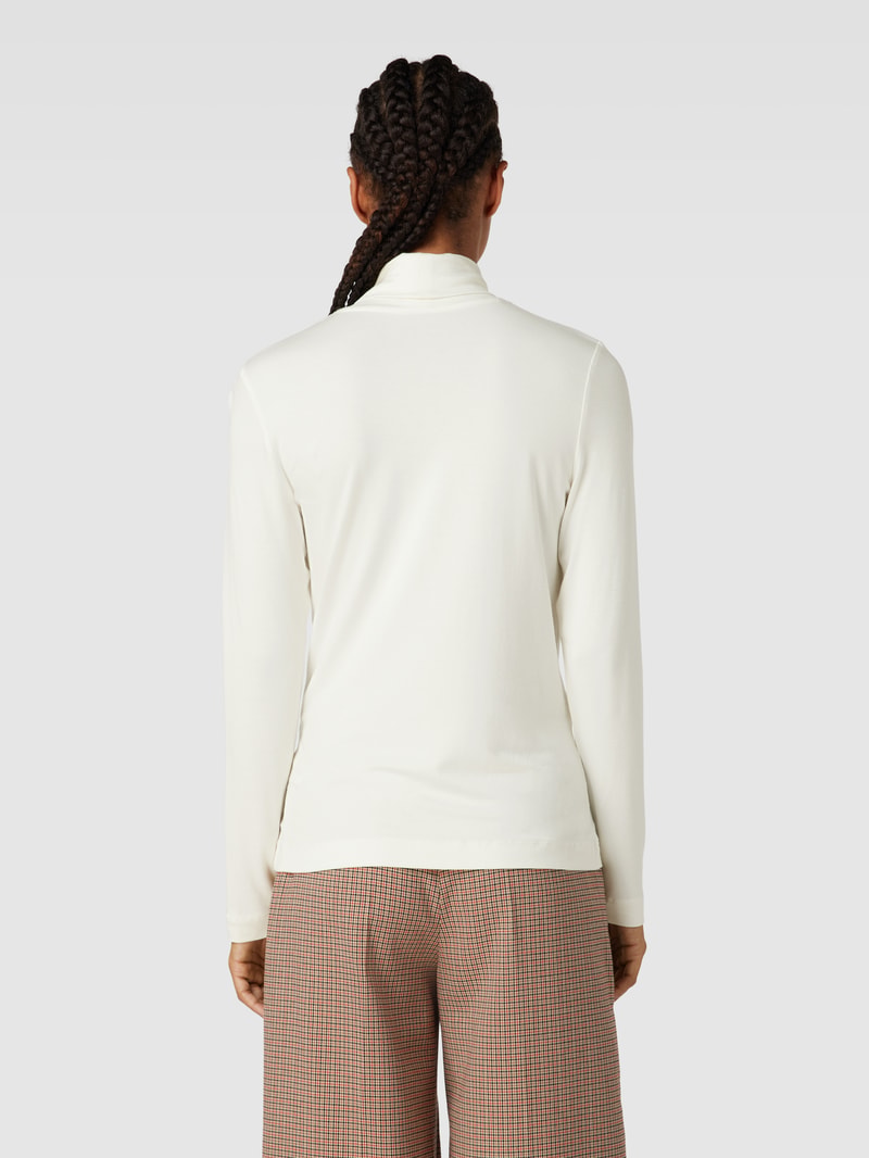 Longsleeve mit Rollkragen in offwhite