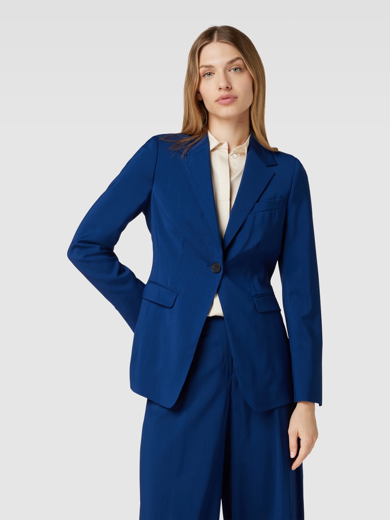 Blazer mit Reverskragen in blau