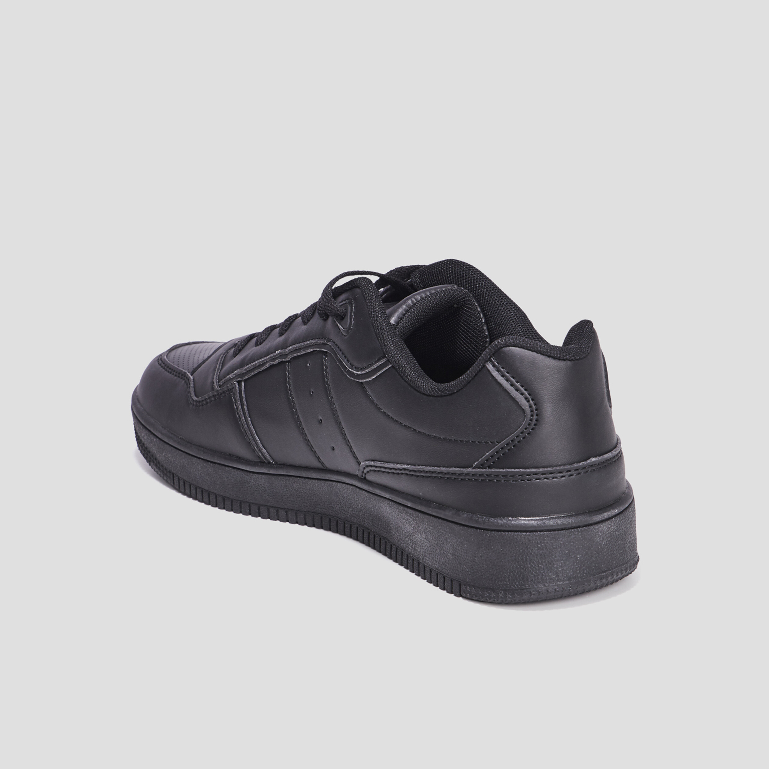 Tennis basses à lacets Creeks Tempete noir homme | La Halle