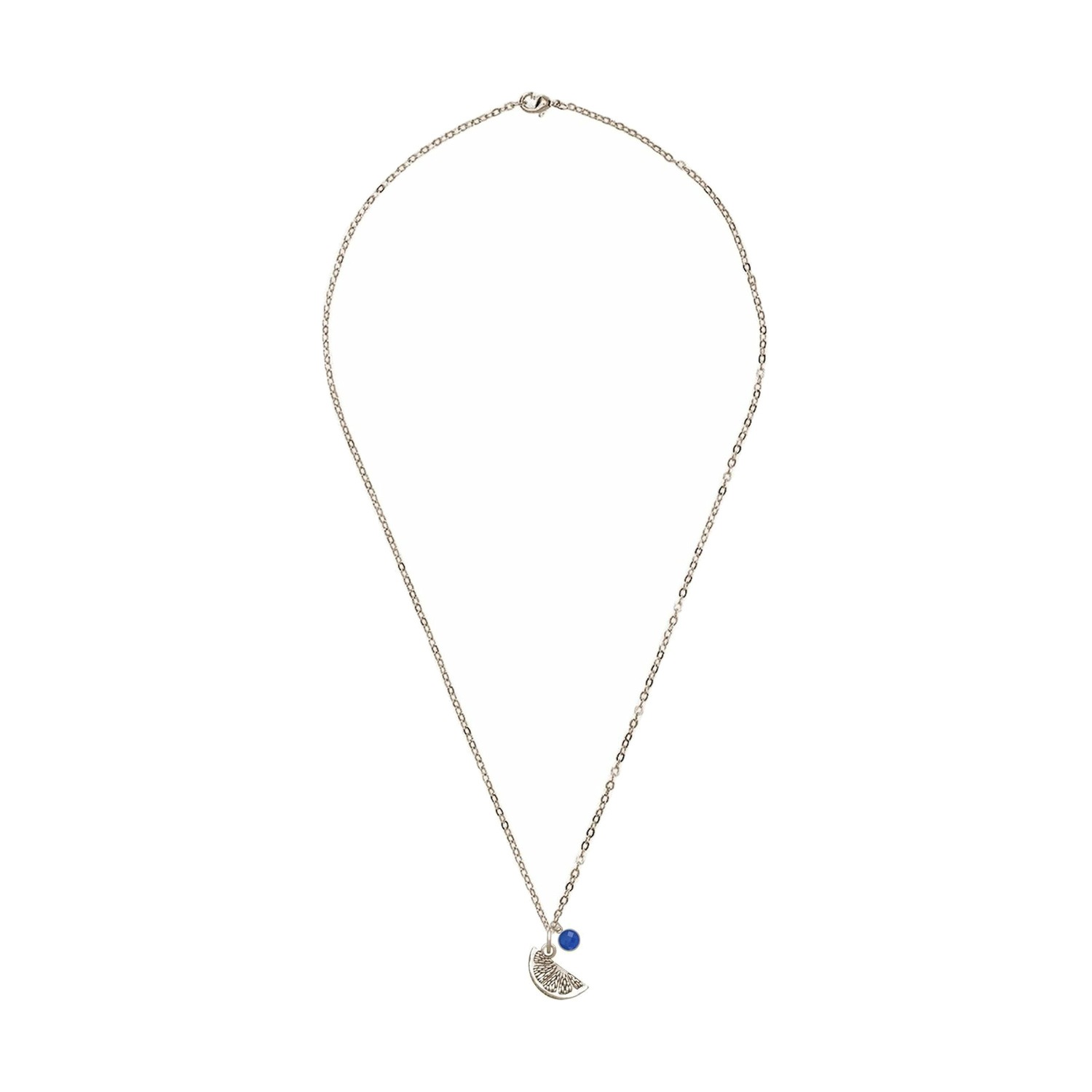 Kette mit Anhänger 'ORANGE Saphir'