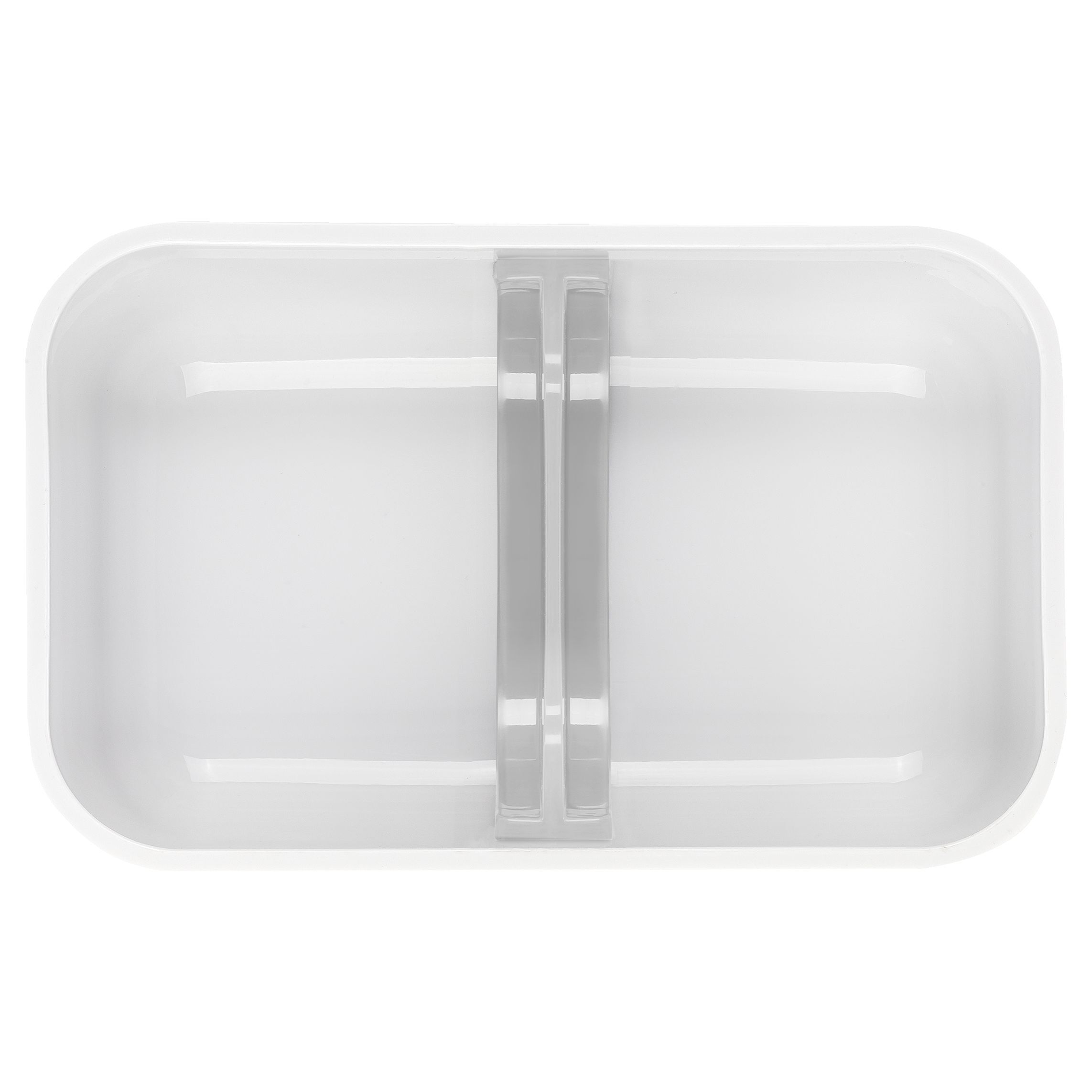 Vakuum Lunchbox DINOS L, Kunststoff, Weiß-grau