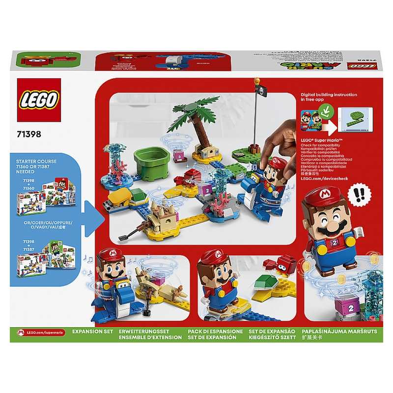 71398 Ensemble d'extension Le bord de mer de Dorrie LEGO Super Mario