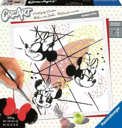 CreArt Minnie Style - Malen nach Zahlen für Erwachsene