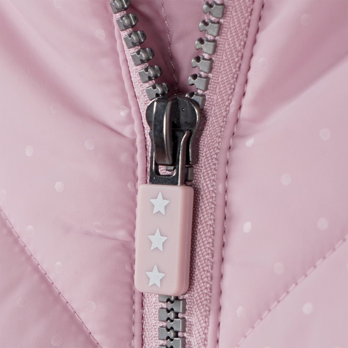 Mädchen Steppjacke mit feinen Pünktchen