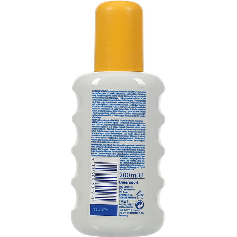 Nivea Nivea Sun SPF50 200 ml spray Sensitive Kids