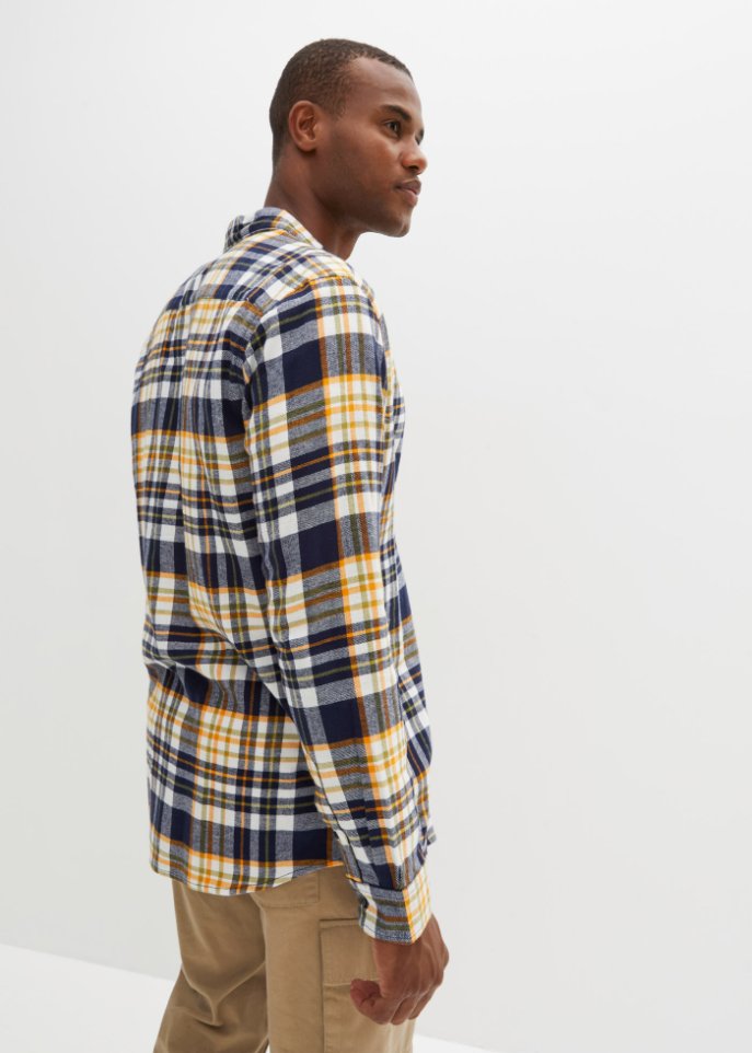 Flanell-Langarmhemd