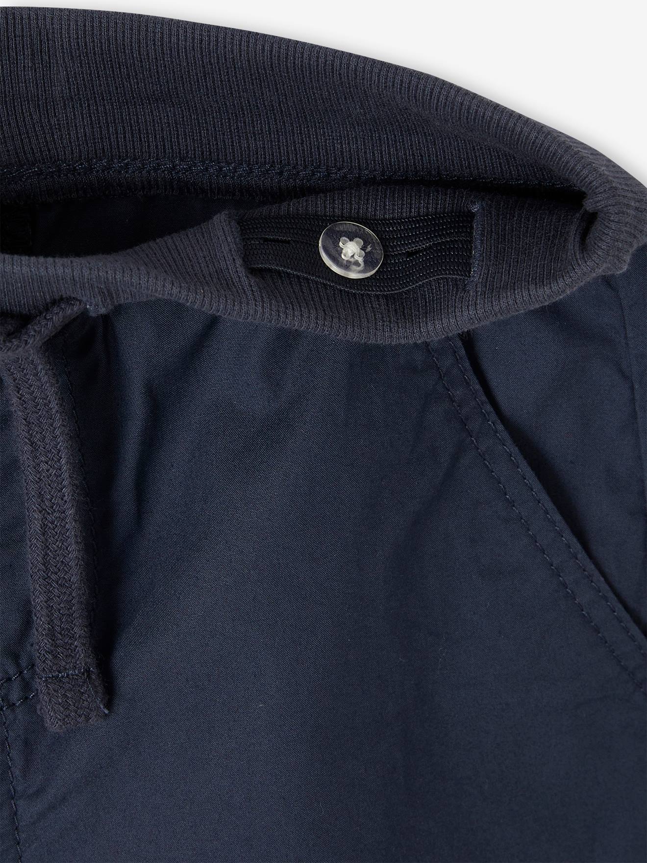 Vertbaudet Jungen 3/4-Shorts mit verstellbarer Länge - olivgrün